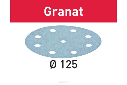 KRĄŻKI ŚCIERNE D125/8 P60 GR/50 